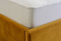 GMP Čalouněná postel CESTO - žlutá 180 × 200 cm
