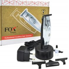 Fox Professional Volans - stříbrný akumulátorový zastřihovač vlasů a vousů