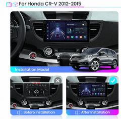Junsun Android Autorádio Honda CRV CR-V 2012-2016 s Android, GPS navigace, WIFI, USB, Bluetooth - Handsfree, 2din Rádio navigace Honda CRV CR-V 2012-2016 Android systém