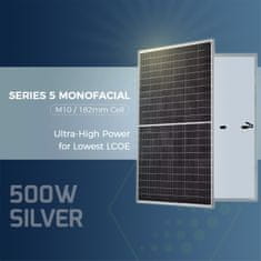 LNVT-500M Solární panel 500W Silver Frame