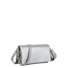 Dámská kabelka mini dopisní podlouhlá LUIGISANTO stříbrná OW-TR-6067_362031 Univerzální
