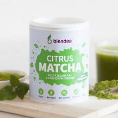 Blendea jemně mletý zelený čaj s tropickým ovocem CITRUS MATCHA, 90 g (30 porcí)