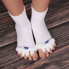 Pro nožky Happy Feet Adjustační ponožky Off White, velikost S (35-38)