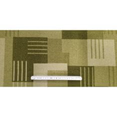 Balta Metrážový koberec Pega rozměr š.400 x d.400 cm - zelený MIL