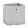 Látkový úložný box šedý 28x28x28 cm