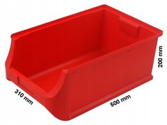 Profiplast Skladovací plastové úložný Box ProfiPlus 5 | Červené