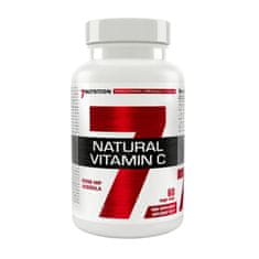 7Nutrition Natural Vitamin C 60 Vege Caps, přírodní vitamín C z extraktu šípku a plodu aceroly