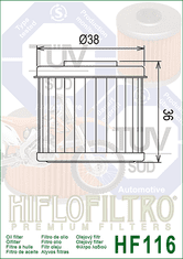 Hiflofiltro Olejový filtr HF116