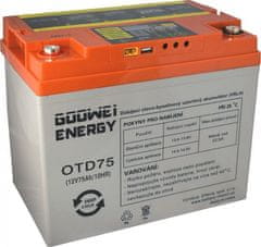 GOOWEI ENERGY DEEP CYCLE (GEL) baterie GOOWEI ENERGY OTD75, 75Ah, 12V