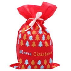 Chomik Vánoční dárková taška červená 30x45 cm