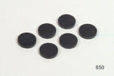 Conmetron Magnety černé 850 průměr 16 mm / 12 kusů