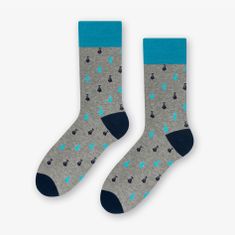 More Kravaty ponožky 051-135 Melange Grey - Více 39/42