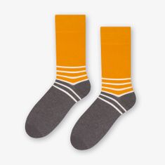 More Dvoubarevné ponožky 078-172 Mustard - Více 39/42