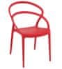 Jídelní židle PIA červená