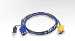 Aten integrovaný kabel 2L-5202UP pro KVM USB 1,8m