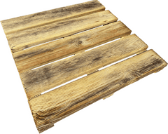 Dřevěný Outlet Dřevěná Terasové dlaždice 50x50x4 cm borovicový