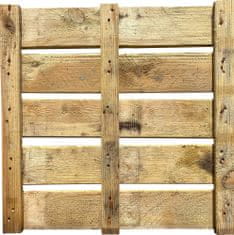 Dřevěný Outlet Dřevěná Terasové dlaždice 50x50x4 cm borovicový