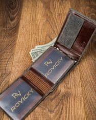Krásná, barevná, kožená pánská peněženka