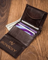 Always Wild Klasická vertikální peněženka z přírodní kůže