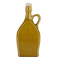 Ami Honey Keramická láhev Amfora plochá hnědá 750 ml