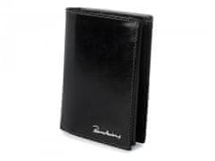 W70 Pánská kožená peněženka RFiD černá