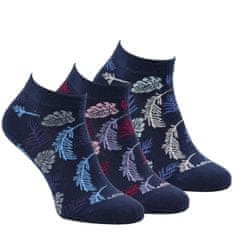 RS dámské letní barevné bavlněné sneaker ponožky 6400723 3-pack, dark navy, 35-38