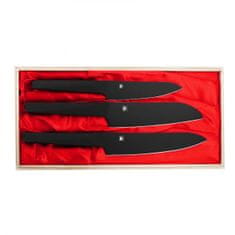 Satake Cutlery Dřevěné Nože Black Zest 3 Krabice