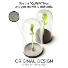 Qualy Design Dóza se lžičkou Sprout Jar 10205BN