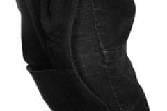 Panské pracovní kalhoty denim, výztuhy kolen, černé, Velikost L/52